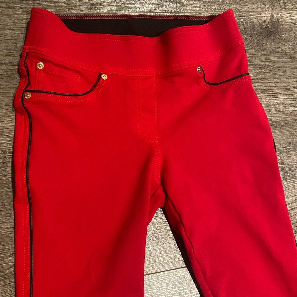 Red Nygard slims jeggings size small 6-8 - Picture 5 of 9